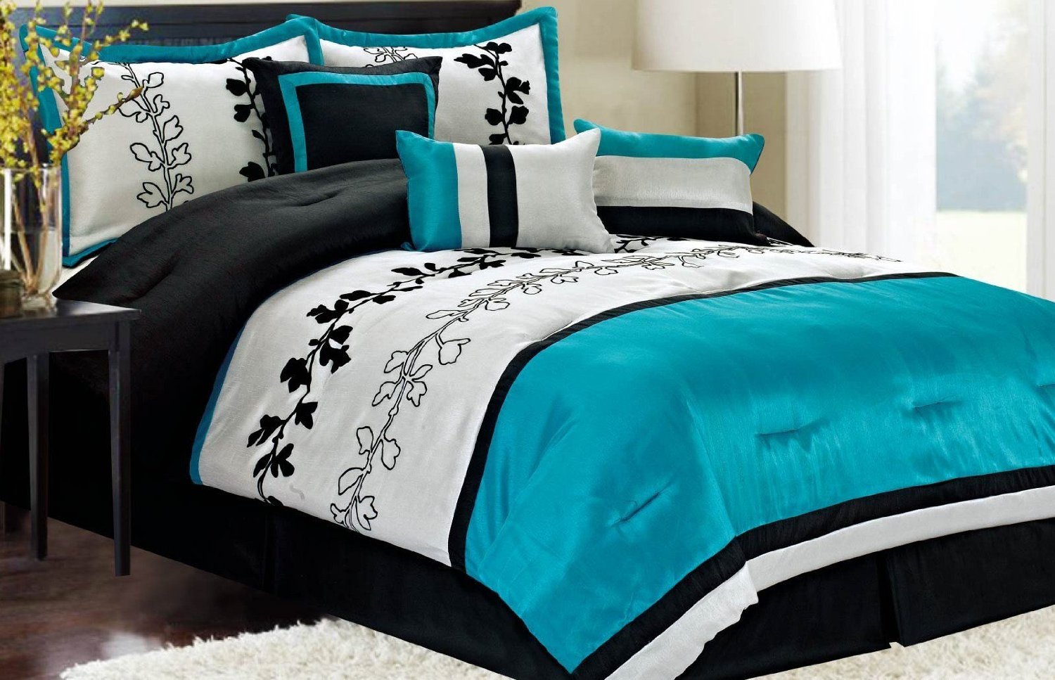 Black And Turquoise Bedroom Panda S House