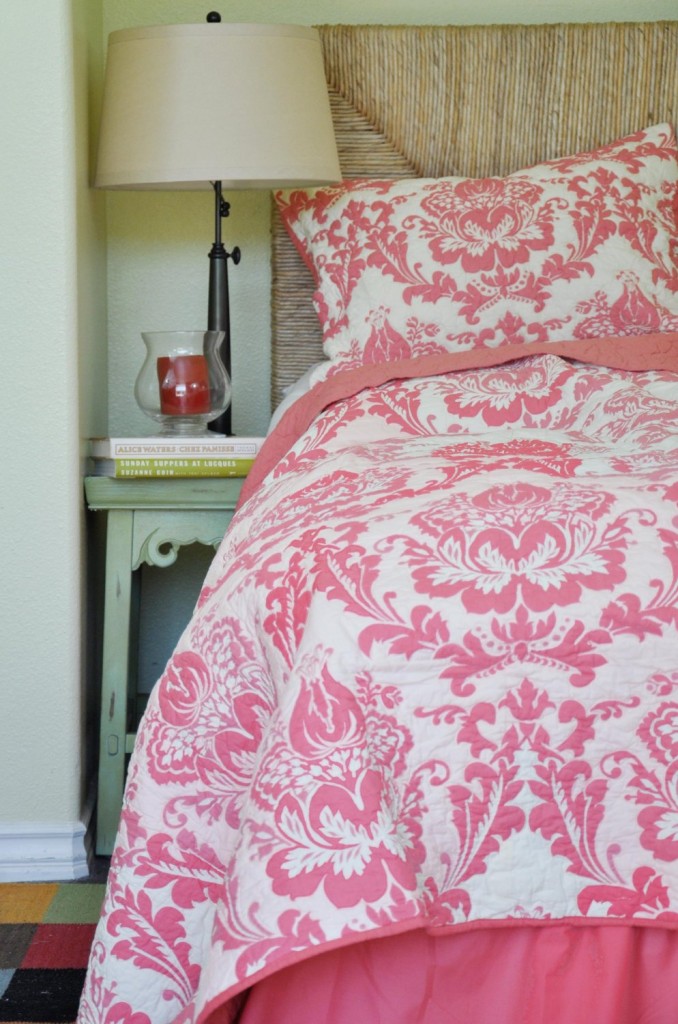 buy pink damask bedding
