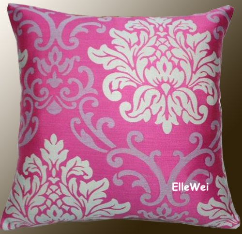pink throw pillow