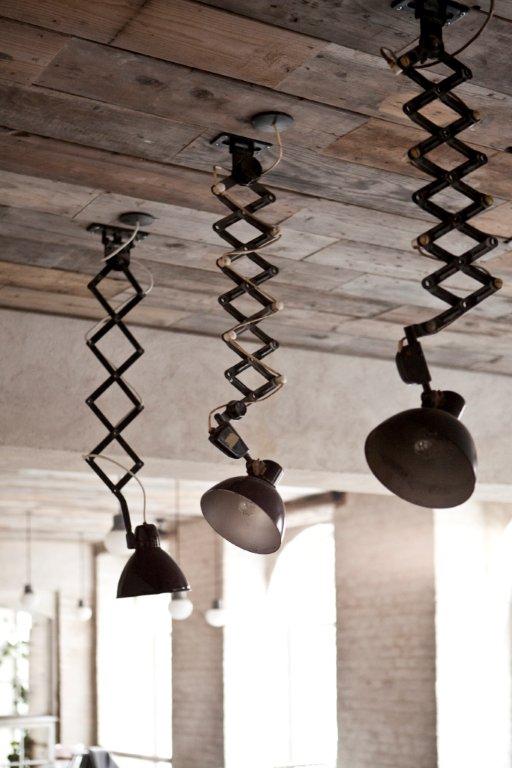 grey-industrial-dining-3-scissor-lamps