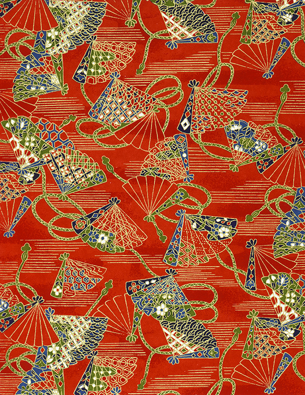 red japanese paper pattern 5