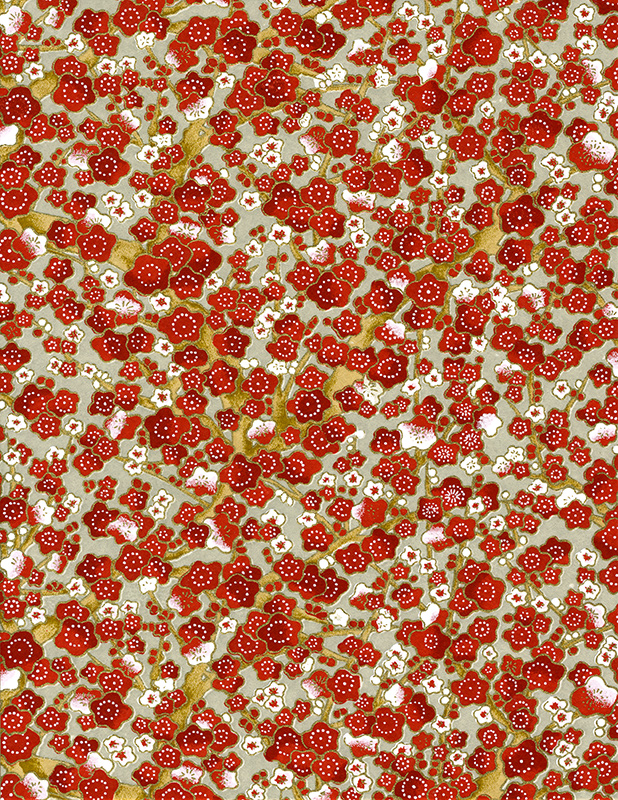 red japanese paper pattern 5
