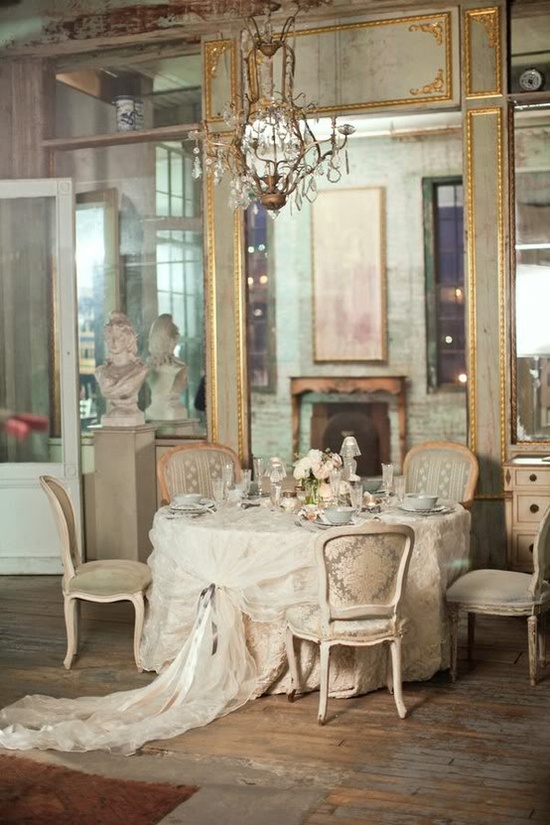 chic french dining