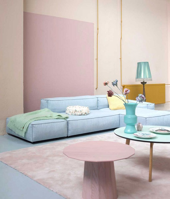 Pastel Colored Living Room Pandas House