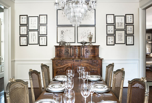 English country dining room