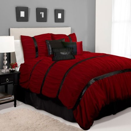 buy red bedding