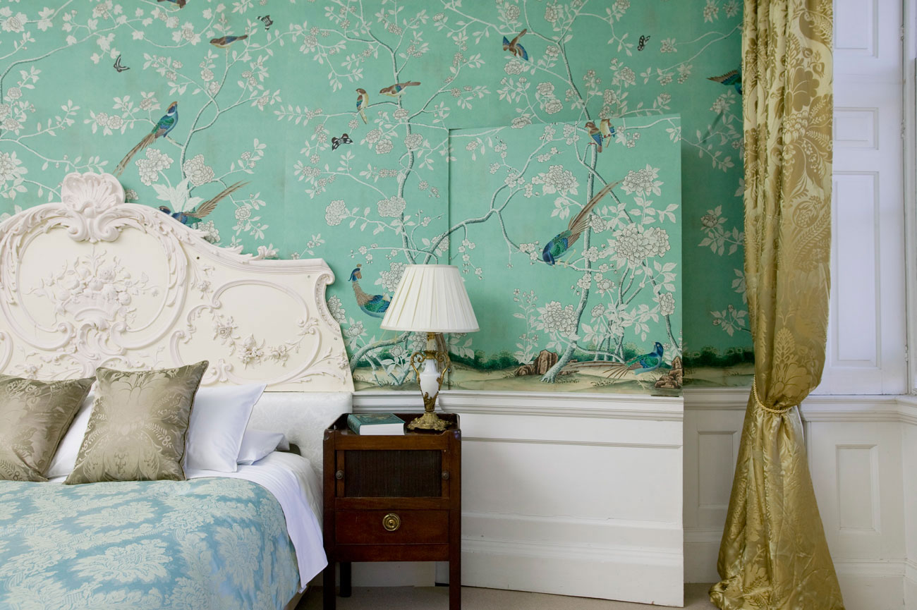 turquoise chinoiserie