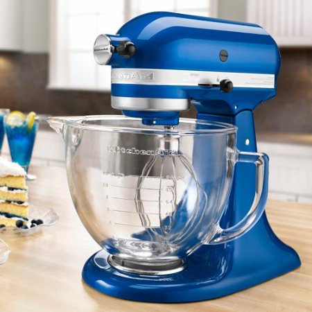 kitchen aid mixer blue
