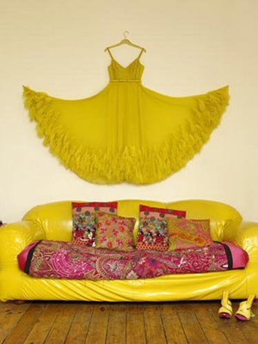 Bazaar Style Decorating with Market and Vintage Finds selina lake yellow living