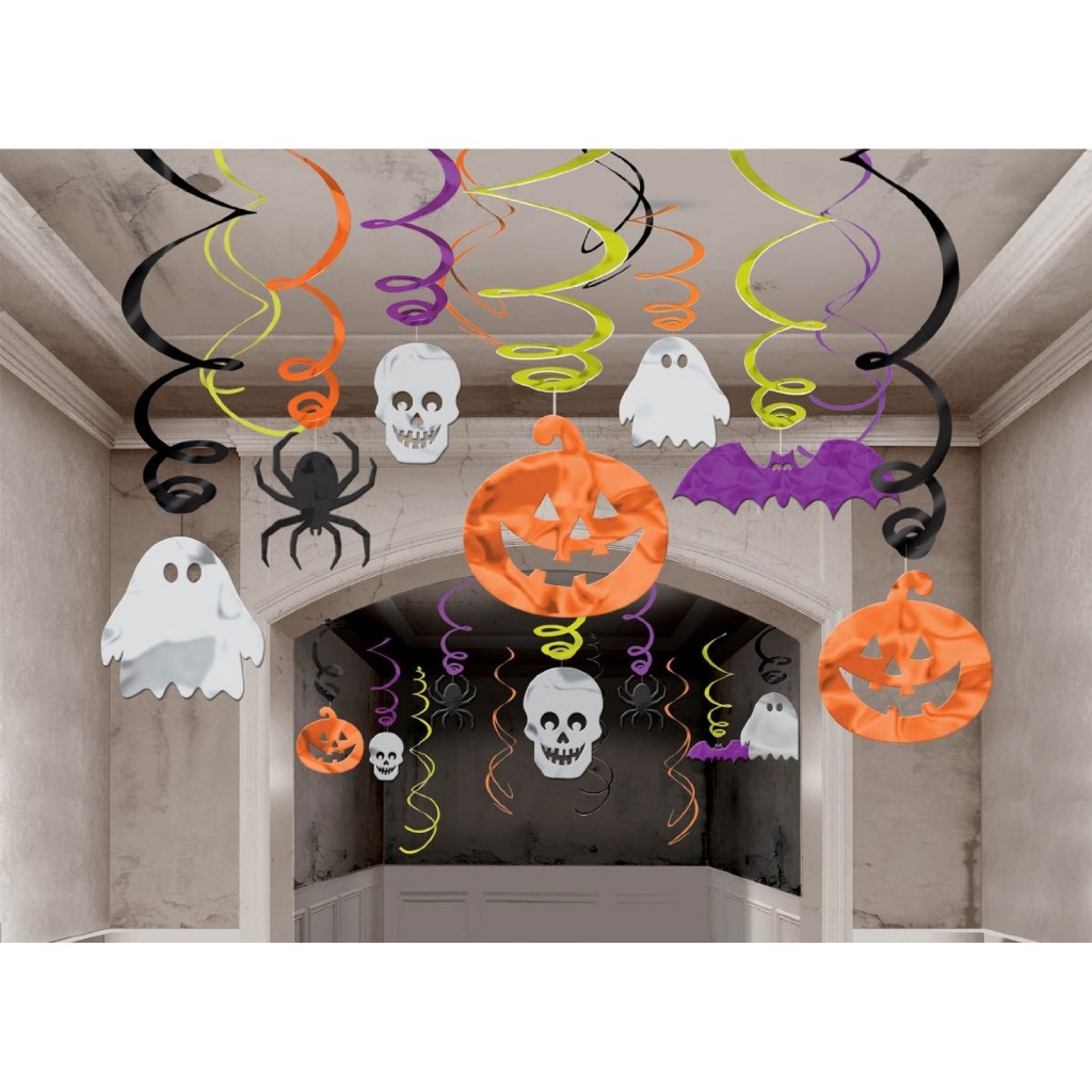 Halloween Hanging Swirl Decorations
