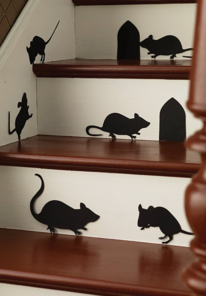 Mice Silhouettes halloween decoration