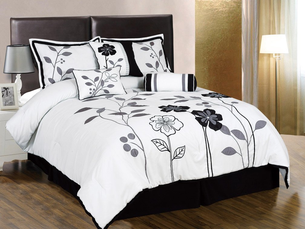 black and white bedding online shopping