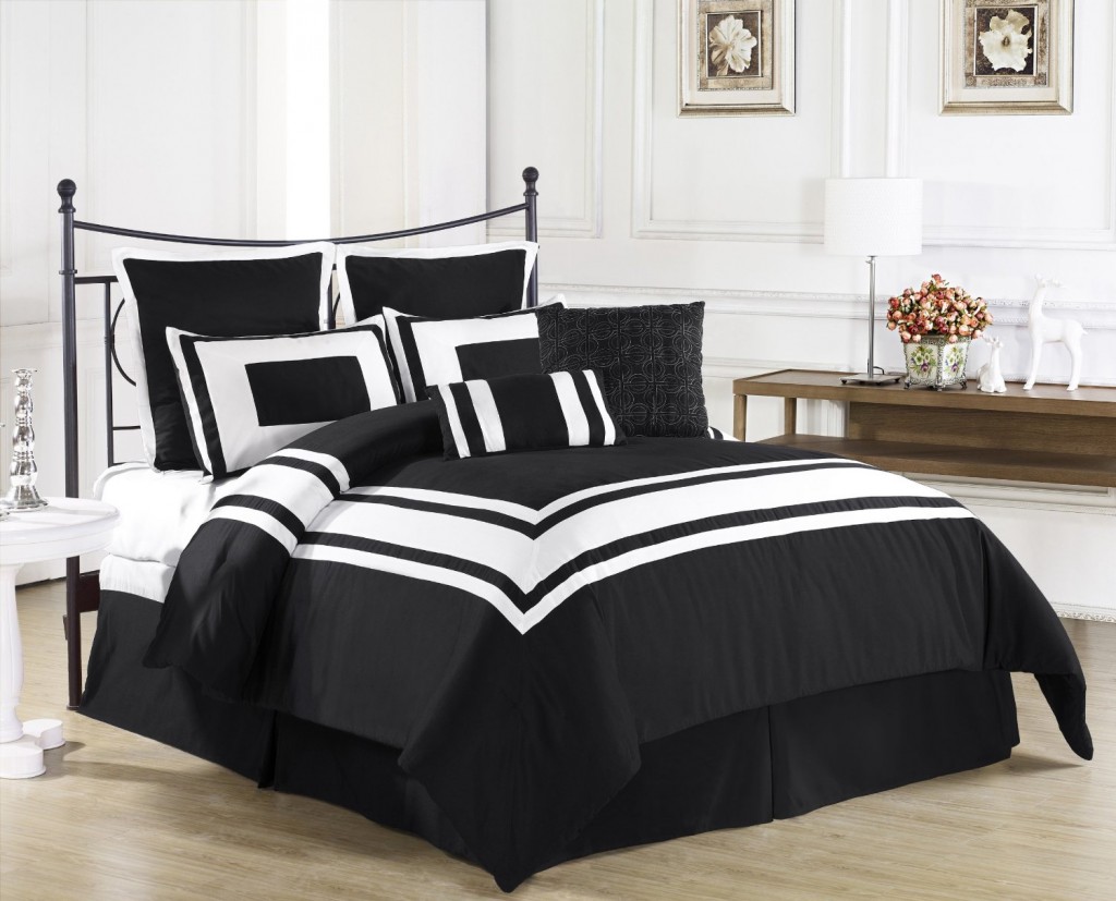 black and whte bedding online