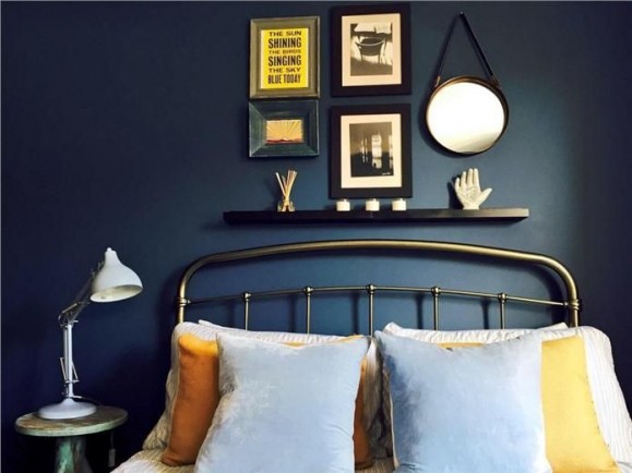 Farrow and Ball Stiffkey Bedroom 1