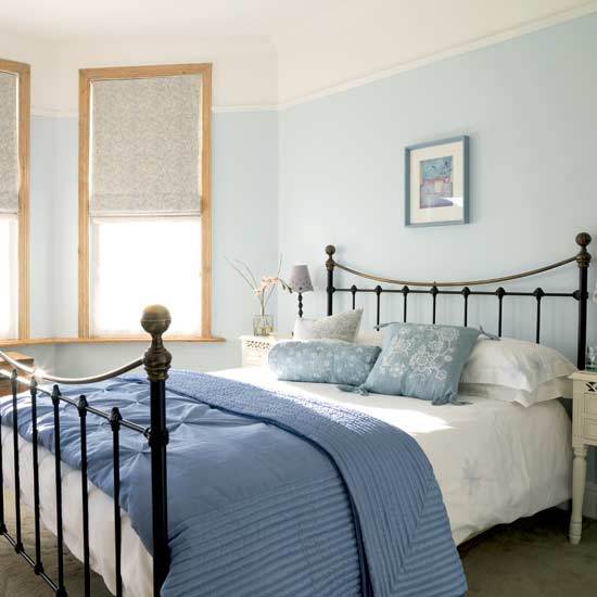 Pale Blue and White Bedrooms Panda's House