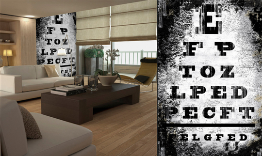 eye chart wallpaper