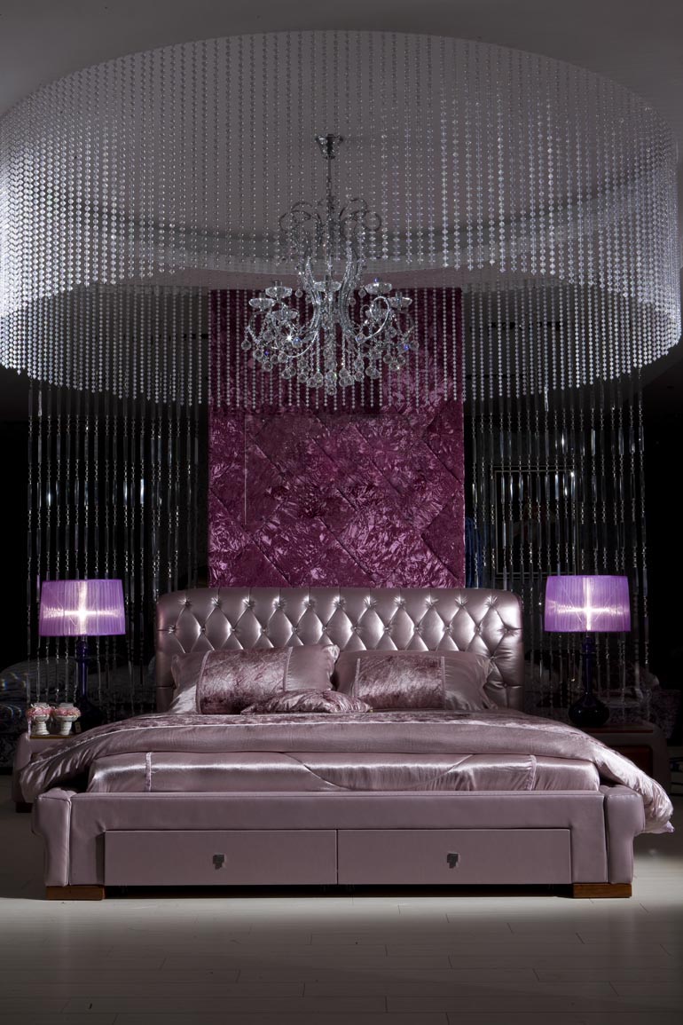 glamorous-purple-bedroom - Panda's House, image size:770x1155