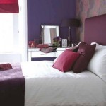 purple walls bedroom