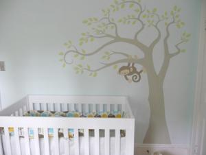 monkey decal nursery