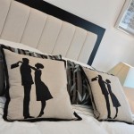 bedroom silhouette cushion design