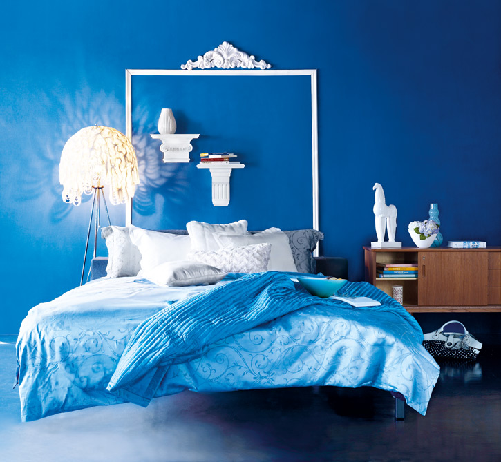 blue bedroom
