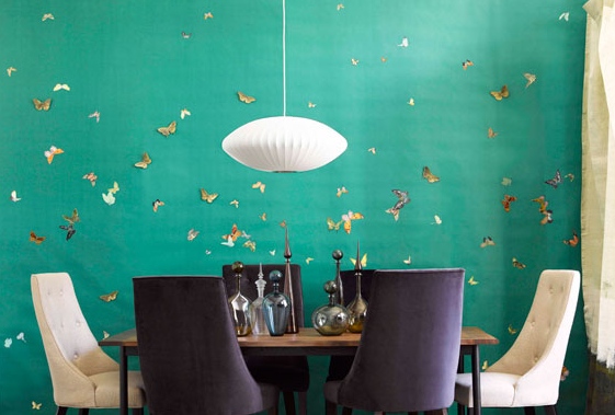 butterflies wall paper