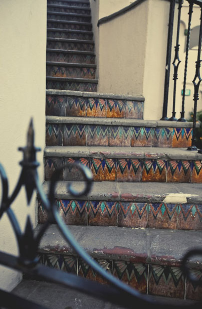 art deco stairs