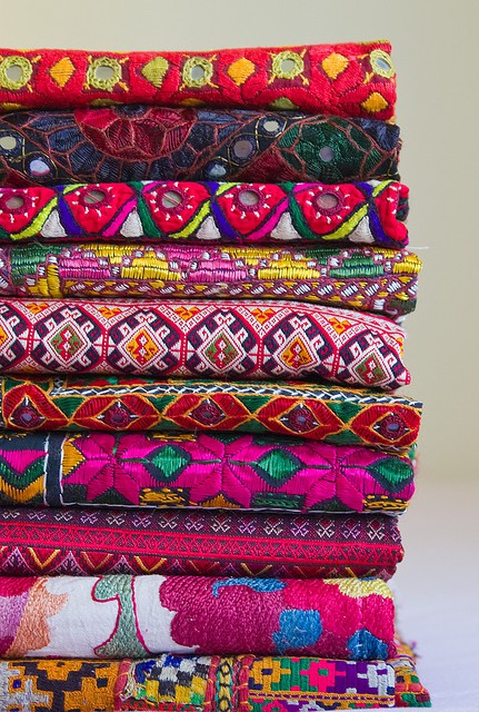 Stunning Bohemian-Inspired Textured Patchwork Textiles image