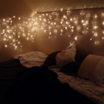 Christmas Lights in The Bedroom