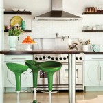 green white kitchen