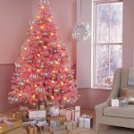 Pink tree with big baubbles