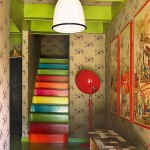 colorful staircase