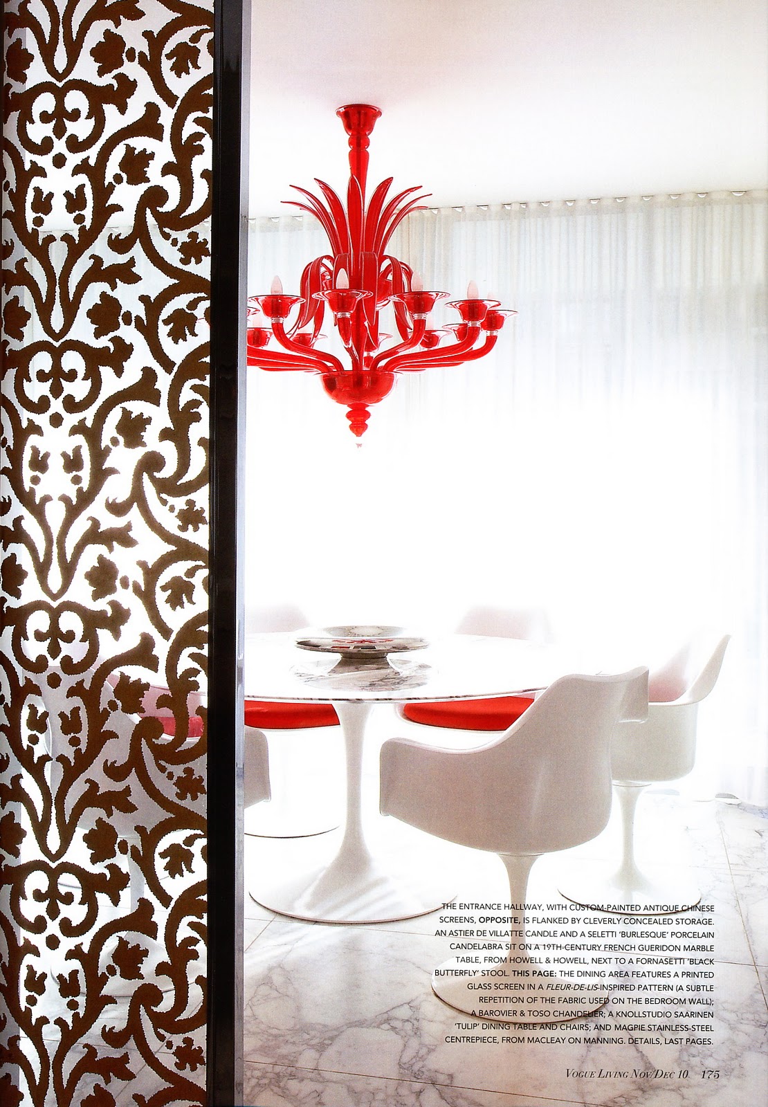 White Red Interior Design 2 