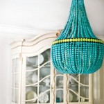 turquoise chandelier lighting