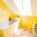 yellow bathroom