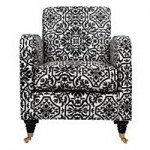 armchair-damask