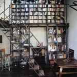 home-library-industrial-style