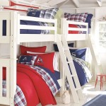 White bunk bed