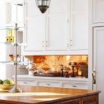 kitchen in white and copper