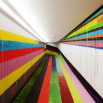 rainbow-hallway JVA-Prison in Düsseldorf by Markus Linnenbrink