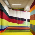 rainbow-hallway JVA-Prison in Düsseldorf by Markus Linnenbrink