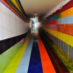 rainbow-hallway JVA-Prison in Düsseldorf by Markus Linnenbrink