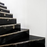 black stairs