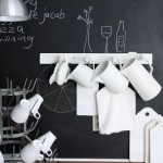 black board kitchen wall