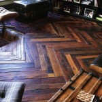 dark Herringbone floor