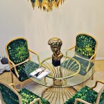 psychedelic dining room design