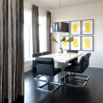 modern-yellow-black-interior-dining-room