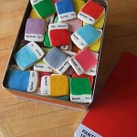 pantone cookies in a box