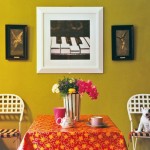 mustard yellow walls