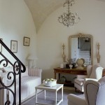 Hotel le Hameau des Baux provence white living room